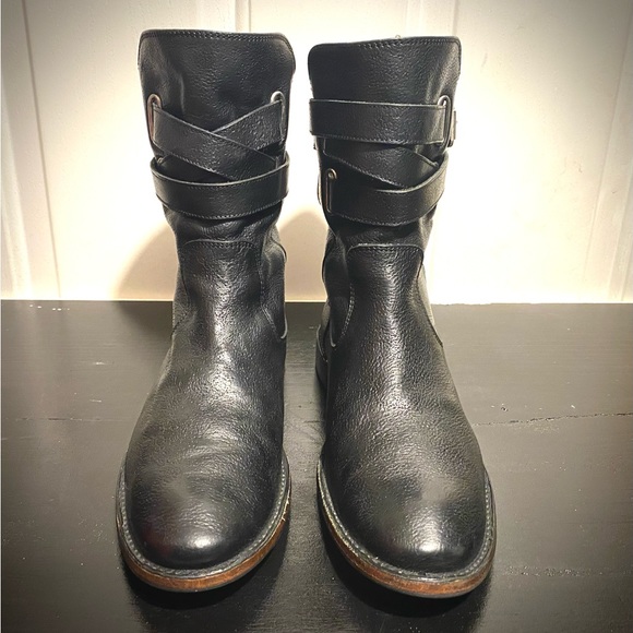 Frye Shirley Strappy leather ankle boots - Picture 3 of 6